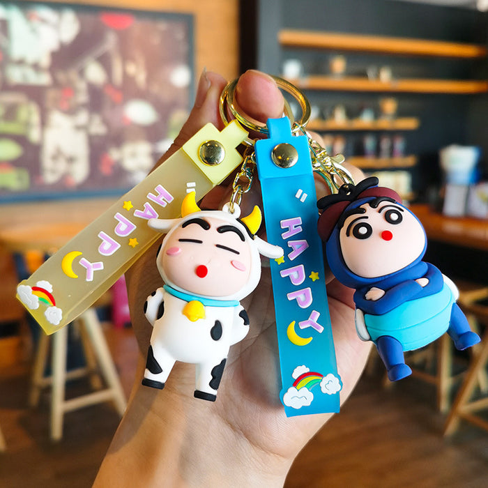 Wholesale Cartoon Silicone Doll Keychain JDC-KC-Tingm305