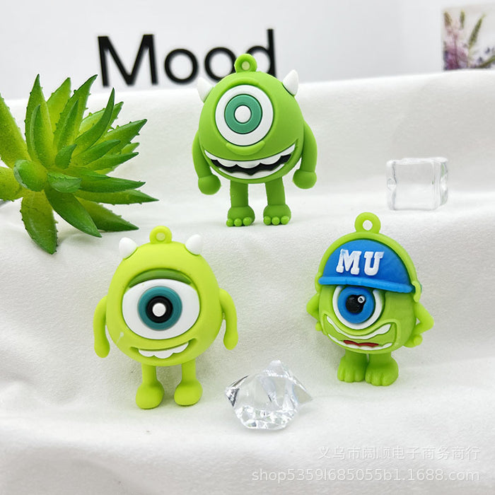 Wholesale Cartoon  Doll Pendant One-eyed Key Chain Pendant