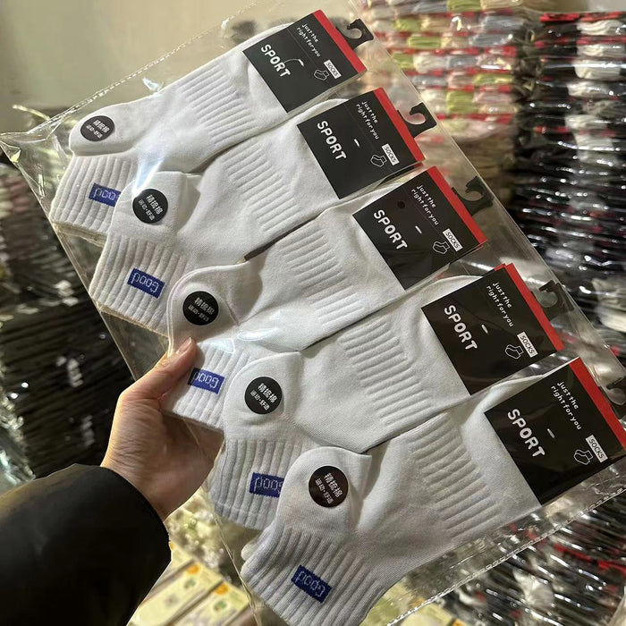 Wholesale Solid color cotton short socks, short cotton socks, short tube socks
