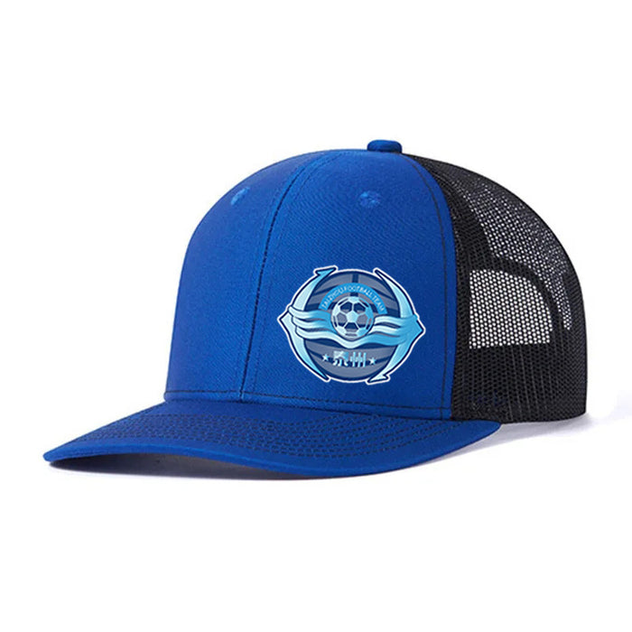 Wholesale football logo hat adult sports leisure mesh hat summer sun protection breathable