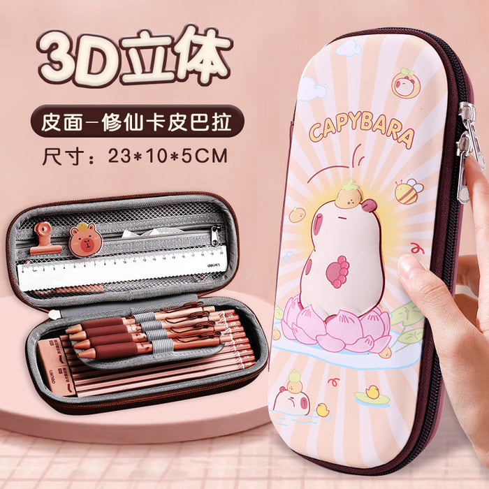 Wholesale Cartoon Pencil Case for Primary School Students Multi-Layer Storage