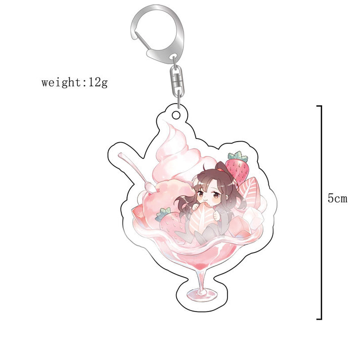 Wholesale Anime peripheral acrylic keychain pendant