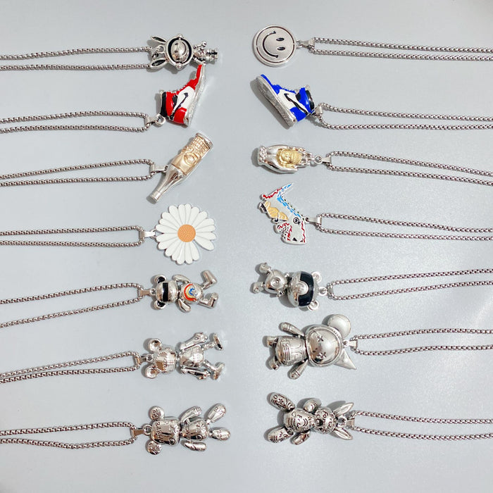 Wholesale Personalized Pendant Stainless Steel Children's Necklace JDC-NE-YSJZ002