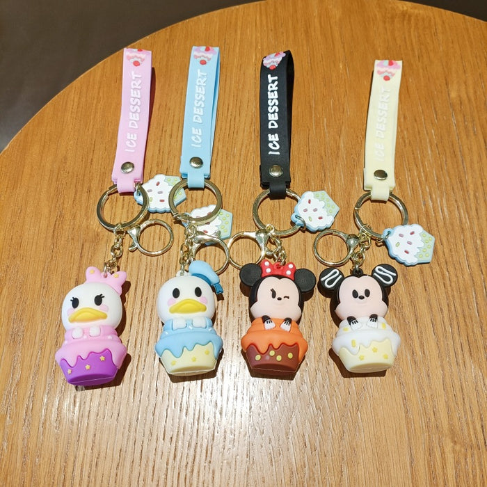 Wholesale Cute 3D Doll Silicone Keychain JDC-KC-MingT146