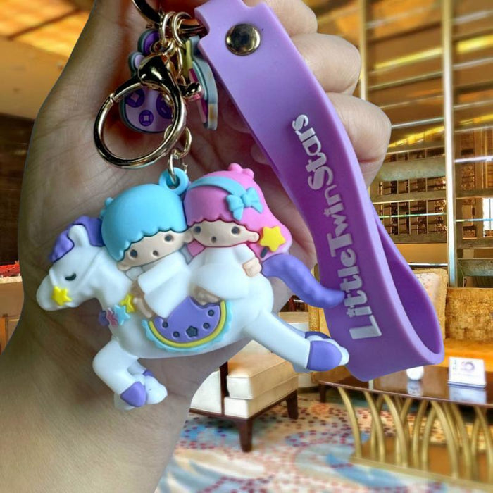 Wholesale Cartoon Doll Silicone Keychain JDC-KC-MingT272