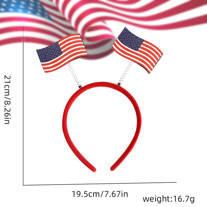 Wholesale 3pcs World Cup Flag Headbands Fans Cheering Hair Clip