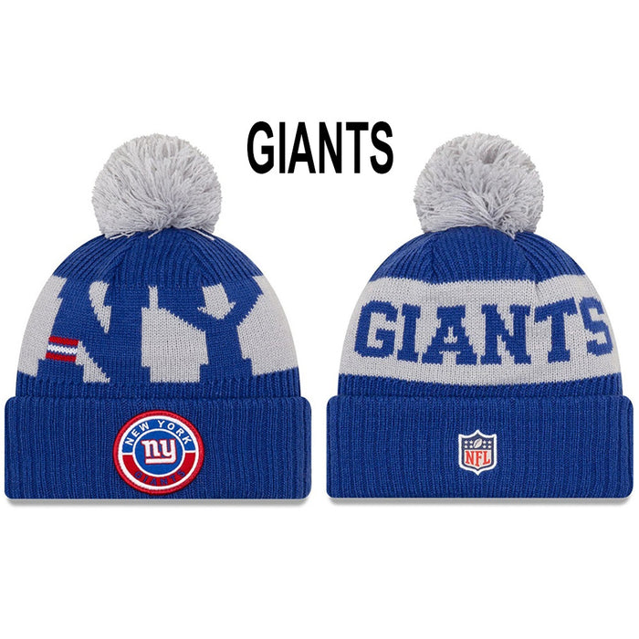 Wholesale Wool Knitted Hat Rugby Game Hat Sports Big Letter Warm Hat