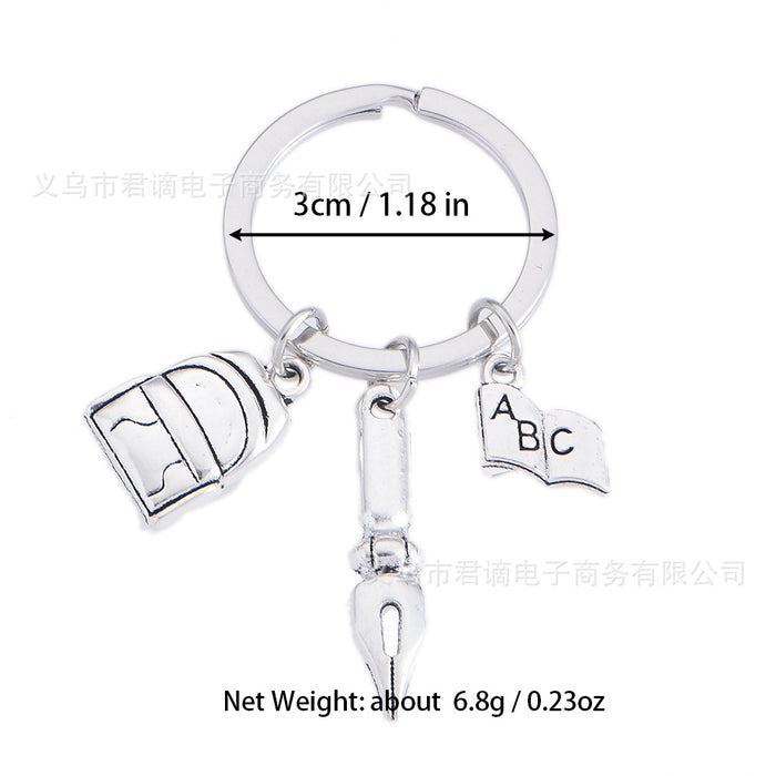 Wholesale Jewelry Pendant Learning Tool Key Chain Small Gift