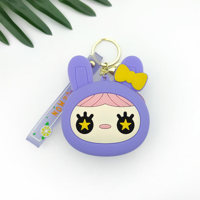 Wholesale Cartoon mini rabbit silicone wallet