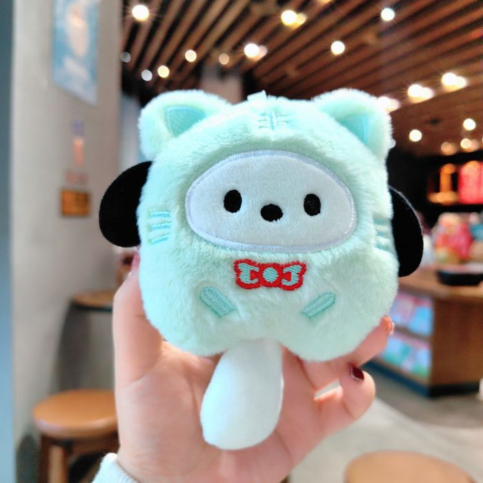 Wholesale Cute plush keychain pendant cartoon doll ornaments key chain claw machine gift