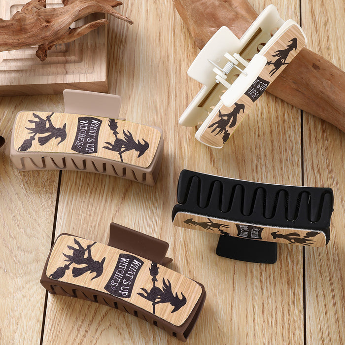 Wholesale Fashionable multi-color large square Hair Clips