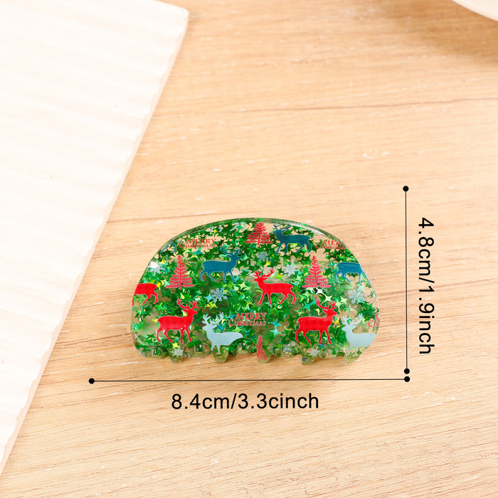 Wholesale Christmas ornaments semicircle clip