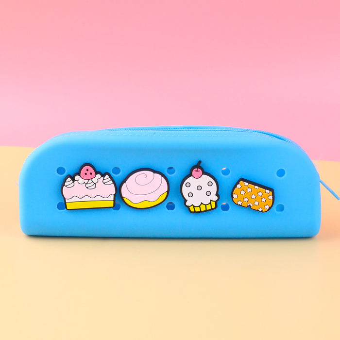 Wholesale 10PCS DIY Silicone Hole Pencil Case JDC-PC-GangDa001