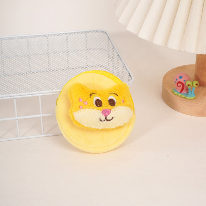 Wholesale Mini plush cute cartoon wallet portable