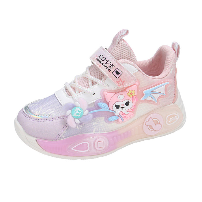 Wholesale Children's Sports Shoes Spring and Autumn Girls' Cute New Chinese Casual Princess Breathable Running Dad Shoes JDC-KS-SB011