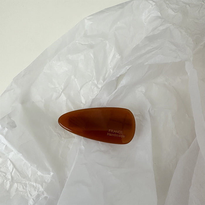 Wholesale Elliptical hair clip with side bangs, simple and elegant headband clip