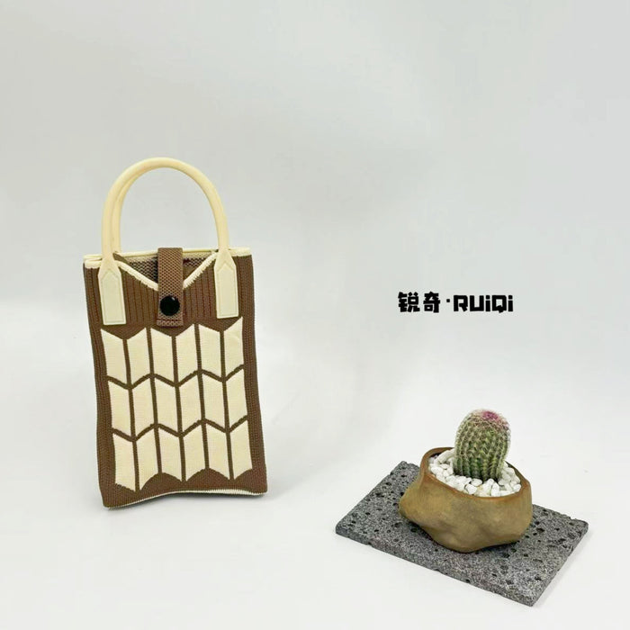 Wholesale Cute Cartoon Knitted Mobile Phone Bag  Easiest for Match Shoulder Bag Coin Crossbody Portable