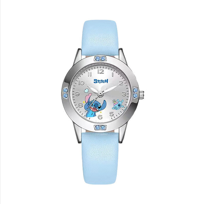 Wholesale Cartoon Children' s Watch with Diamonds Quartz Watch for Boys and Girls