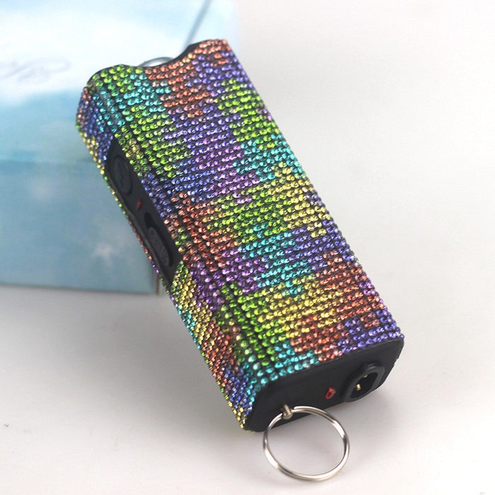 Wholesale Plastic Diamond Flashlight Keychain JDC-KC-TouMS003