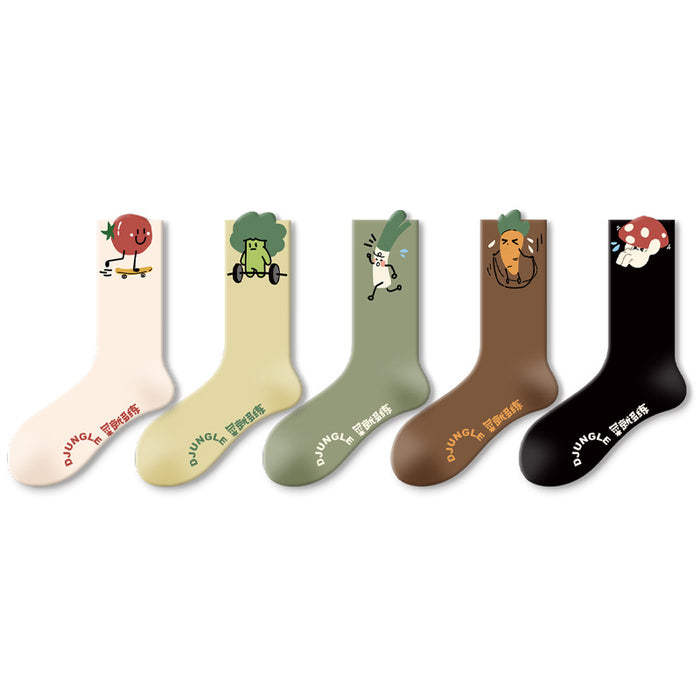 Wholesale Cute Socks, Children's Trendy Personality, Spring and Autumn Socks, Cartoon and Funny