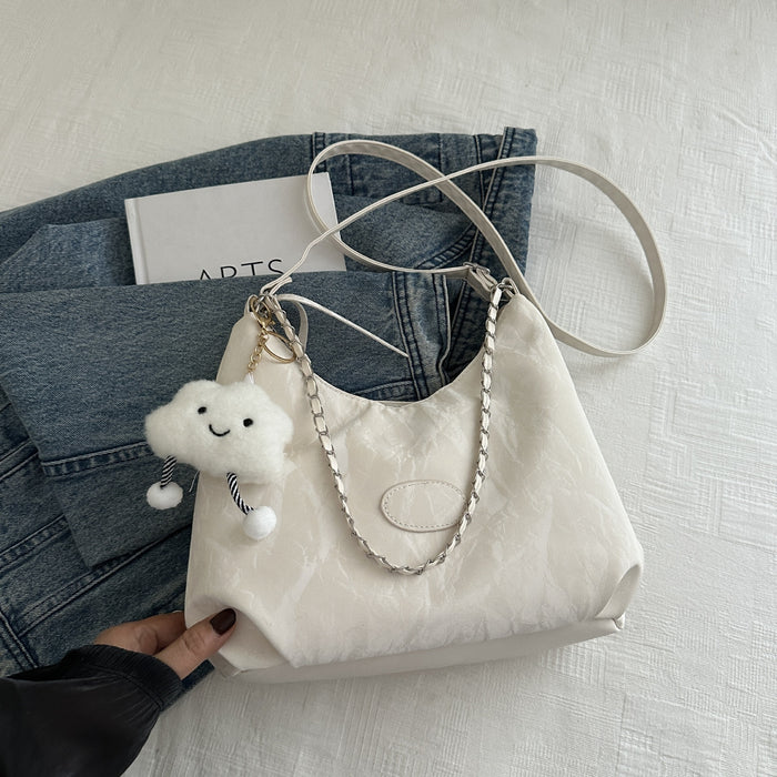 Wholesale Personalized commuting shoulder bag, fashionable large capacity tote bag, casual