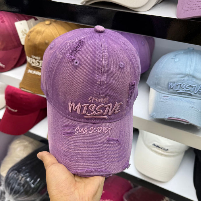 Wholesale New letter embroidered perforated baseball cap, fashionable and versatile for travel