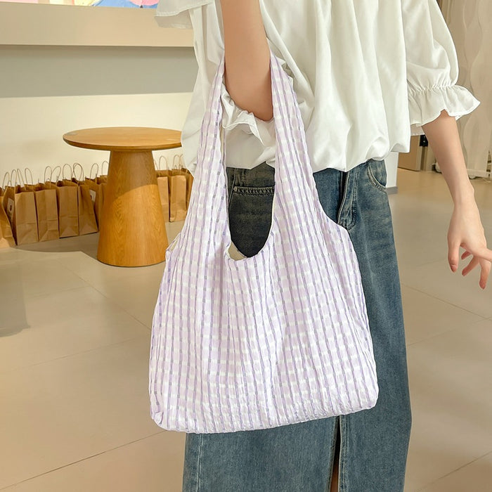 Wholesale Hollow grid vest bag, premium canvas bag, shoulder bag, tote bag