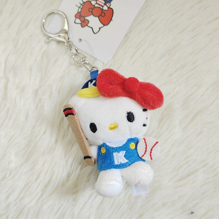 Wholesale Cute Bow Cat Plush Doll Keychain Pendant