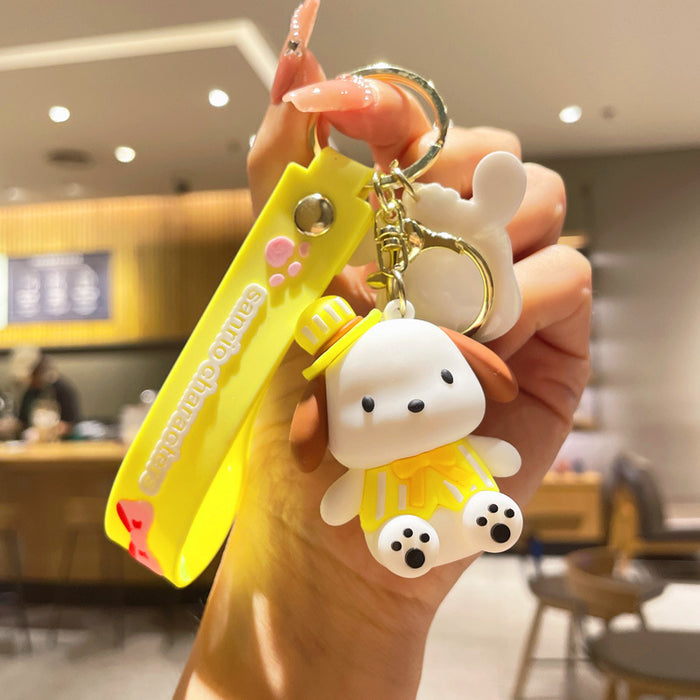 Wholesale Silicone Cartoon Doll Keychain JDC-KC-JuJi021