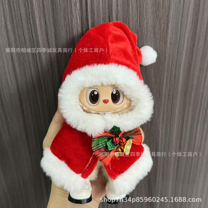 Wholesale Only the clothing keychain dolls Christmas outfit sets.
