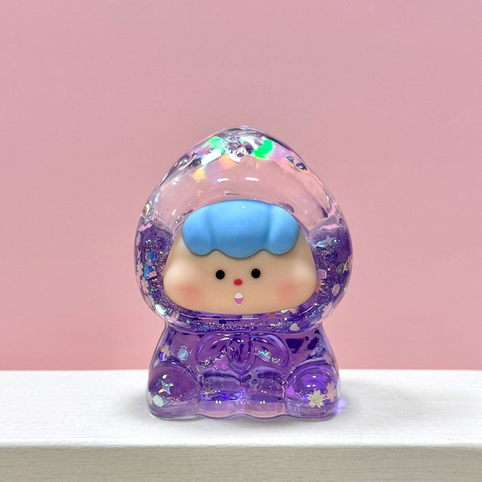 Wholesale Luminous Quicksand Fruit Girl Personalized Hand-made Desktop Ornaments Blind Box Blind Bag