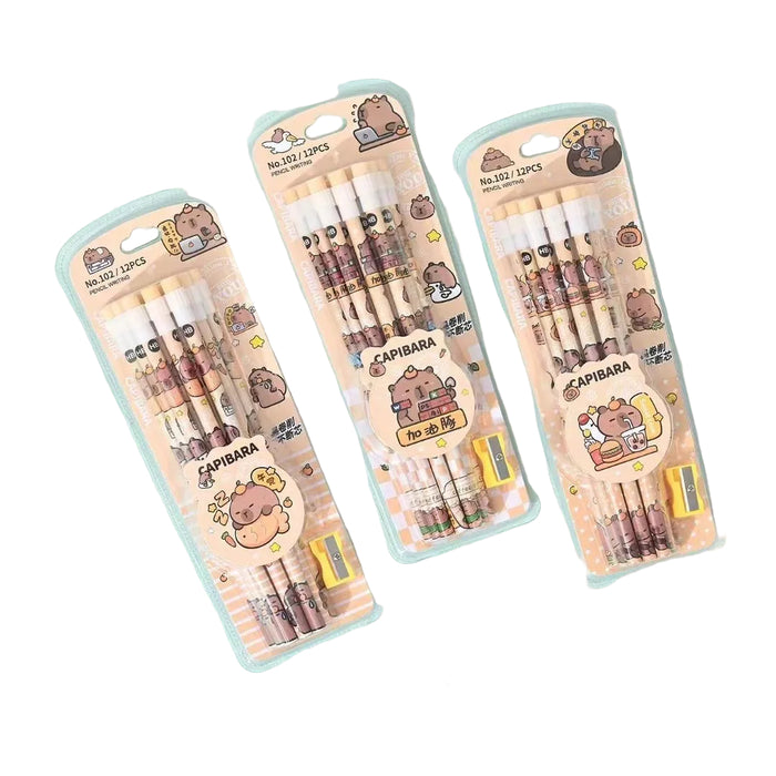 Wholesale K-POP Cute Anime Elementary School Student Pencil Set