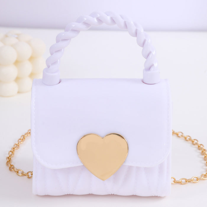 Wholesale Children's bag jelly bag cute handbag Western style little girl chain crossbody shoulder bag