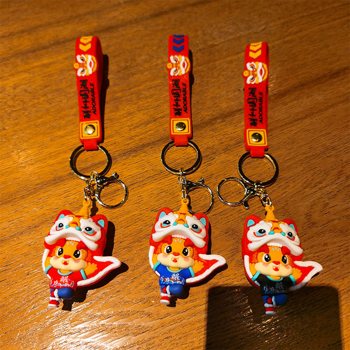 Wholesale Cartoon Doll Silicone Keychain JDC-KC-Tingm257