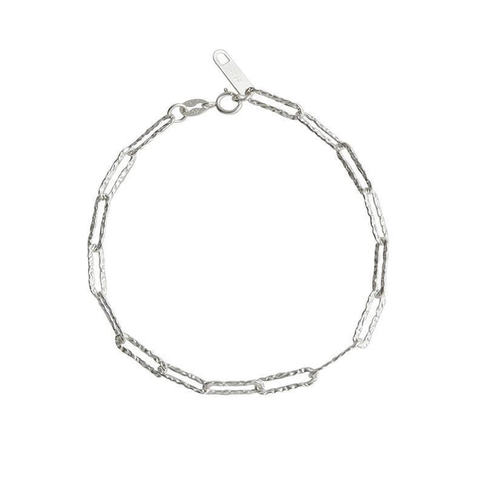 Wholesale Silver Plain Circle Starry Sky Bracelet, Small and Exquisite Handmade Jewelry