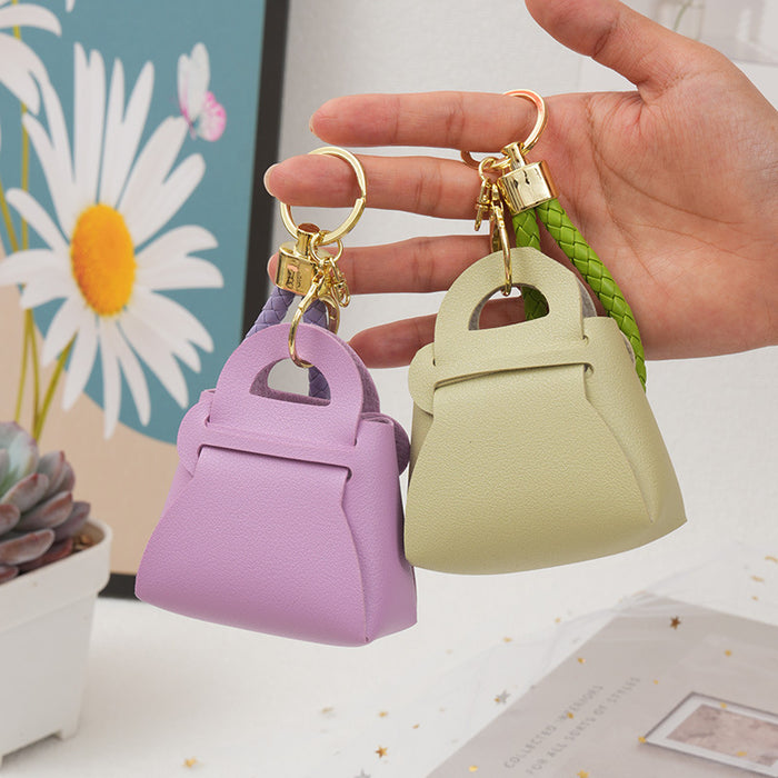 Wholesale Zero Wallet Coin Charter Key Bag Handheld Small Bag Keychain PU Leather