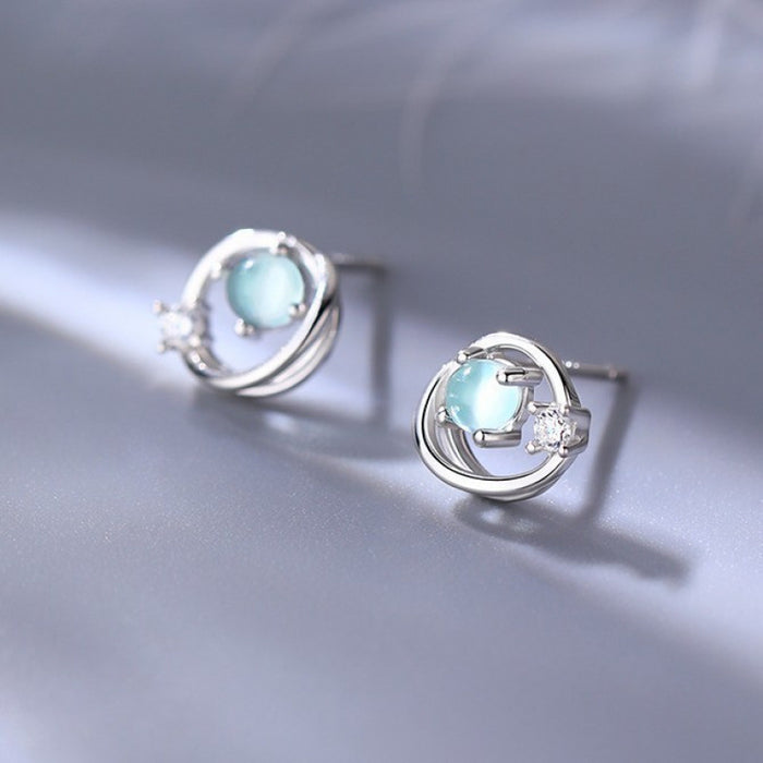 Wholesale Moonstone Zircon Earrings