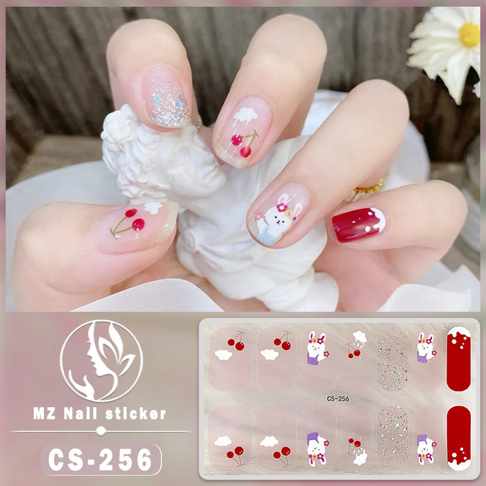 Wholesale No-bake Gel Waterproof Long-lasting 3D Nail Stickers JDC-NS-ARS006