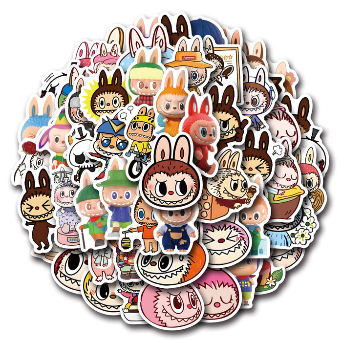 Wholesale 55/ 110PCS Cartoon Anime Sticker Cards for Mobile Phones and Water Bottle Decoration Waterproof Stickers