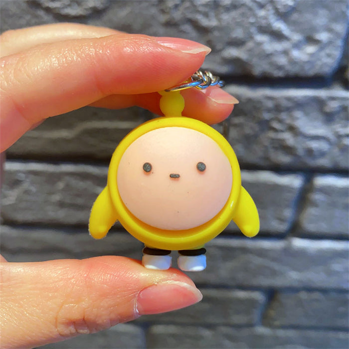 Wholesale Keychains silicone doll cute car bag ornaments
