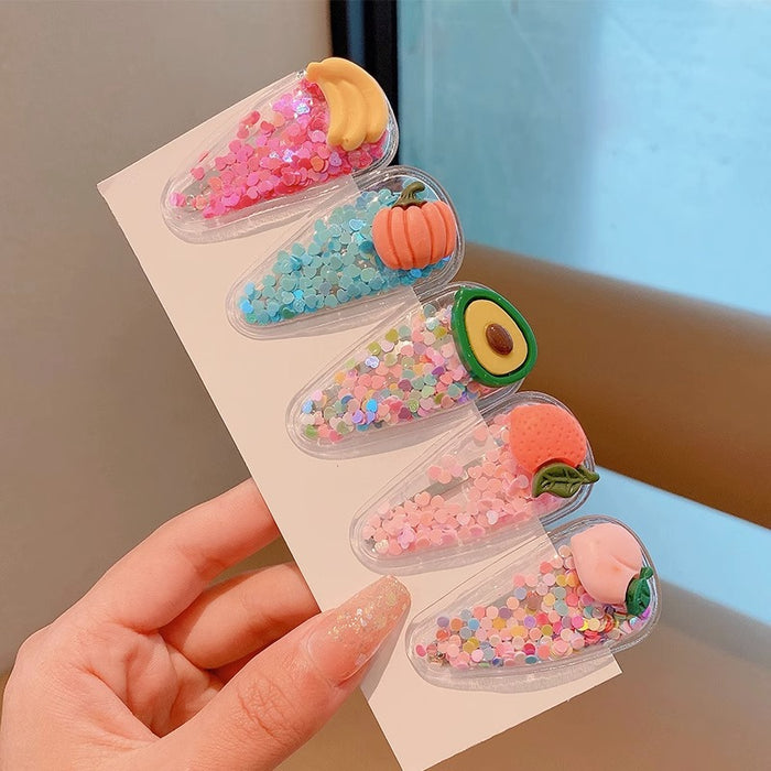 Wholesale Summer Fruit Hairpin Children' s Hair Clip