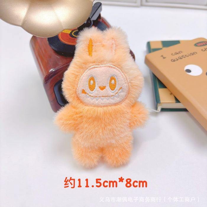 Wholesale Squeaky plush pendant doll keychain backpack pendant claw machine doll