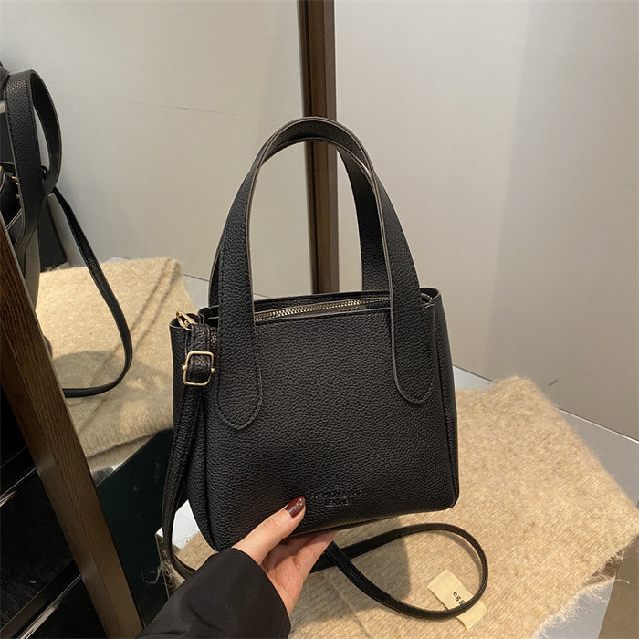 Wholesale Trendy and fashionable bucket bag, simple and versatile shoulder bag, casual bag