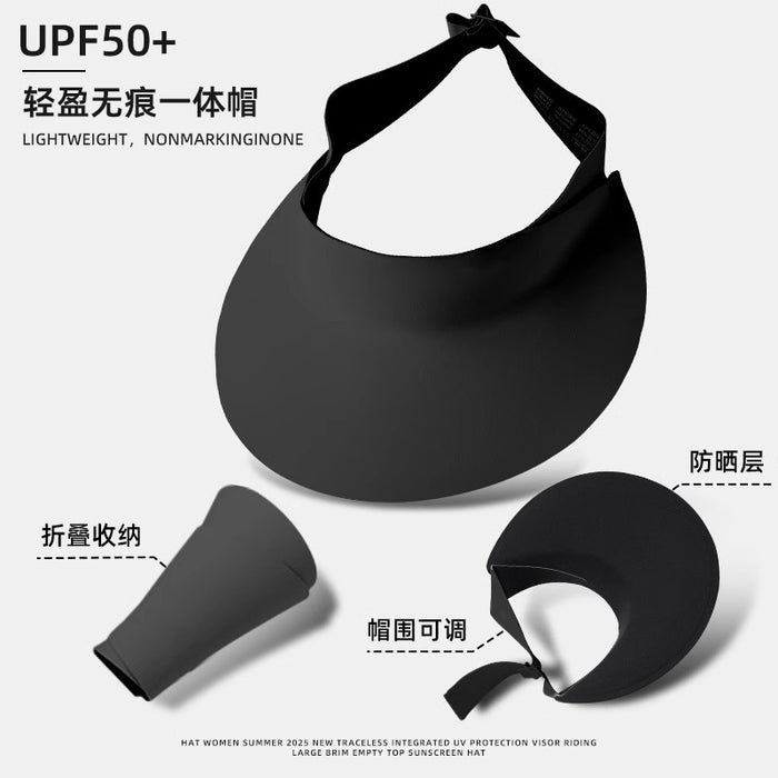 Wholesale Big brim full face sun hat, empty top sun hat, cycling sun hat, beach outdoor tourism