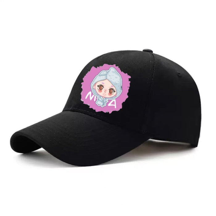 Wholesale Kpop style colorful baseball cap outdoor original design cotton polyester hat