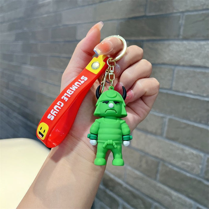 Wholesale Cartoon Game PVC Soft Glue Keychain JDC-KC-JinB029