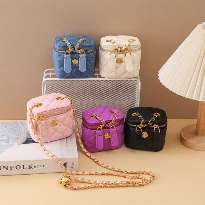 Wholesale Golden Camellia Mini Crossbody Bag for Parent-Child