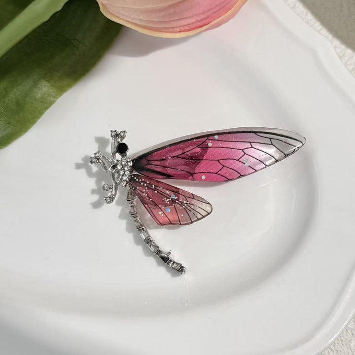 Wholesale Blue Dragonfly Brooch Vintage Animal Pin for Women Everyday Chic Accessory