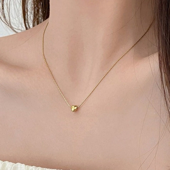 Wholesale love necklace female clavicle chain design simple Joker chain