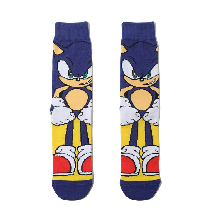 Wholesale Monster Cartoon Cotton Middle Socks JDC-SK-HuiHe048